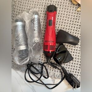 Revlon Red Hair Dryer and Styler with Attachments